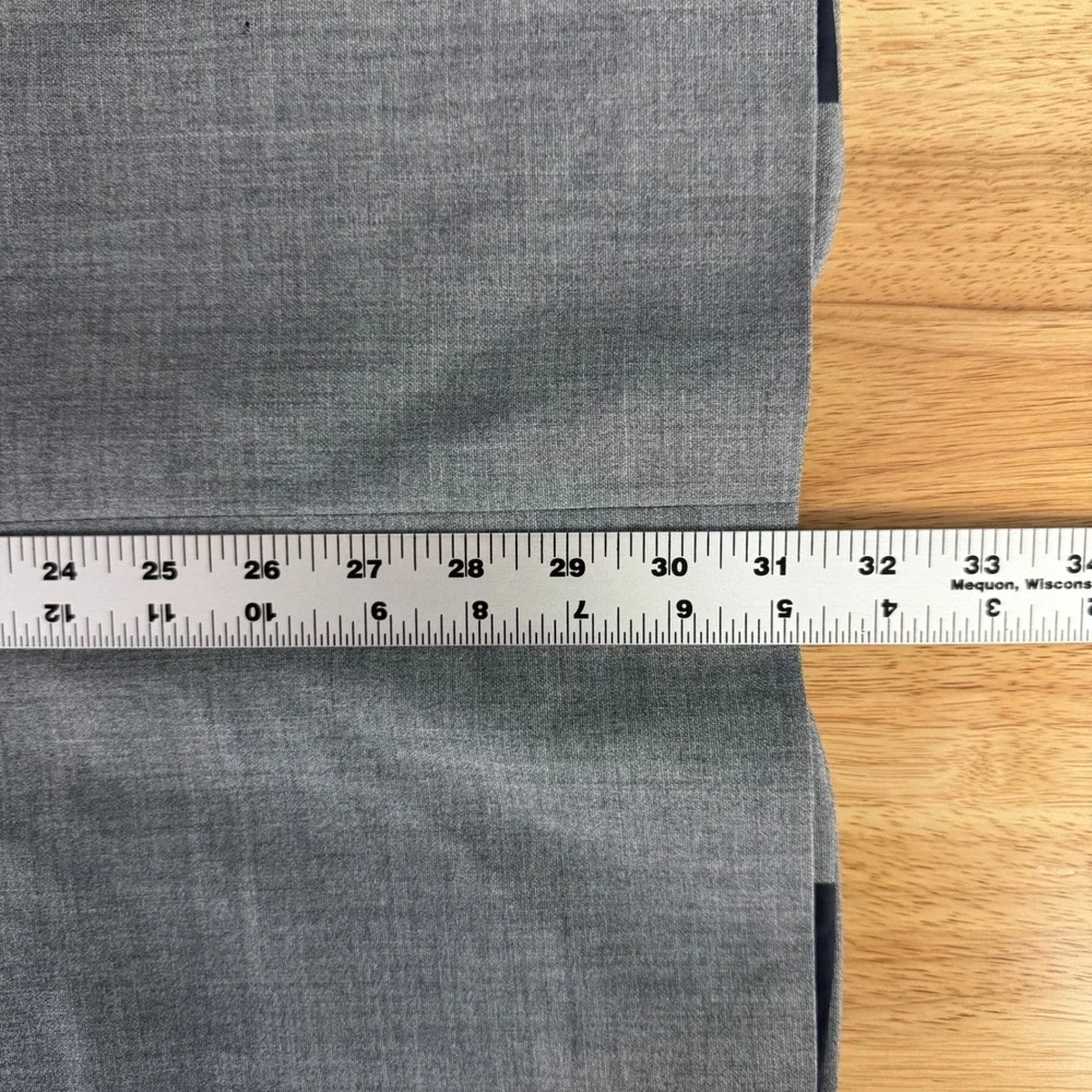 J. Crew Thompson Mens 38 Reg Gray Two Button Wool Blend Blazer Sport Coat FLAW